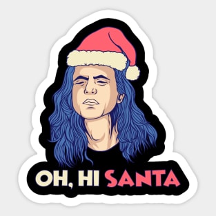 Oh, Hi Santa Sticker